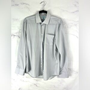 &COLLAR Gray Plaid Button-down